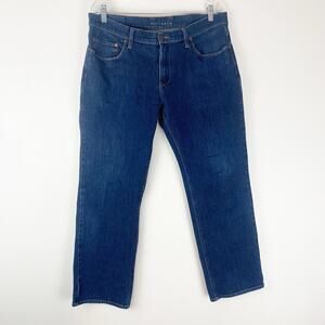 Mott & Bow Jeans‎ Mens 35x30 (Actual 35x27) Straight Broome Resin Stretch Denim
